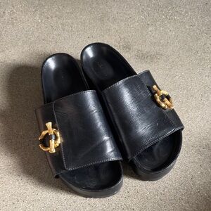 Phoebe Philo Celine platform bamboo sandals, size 39